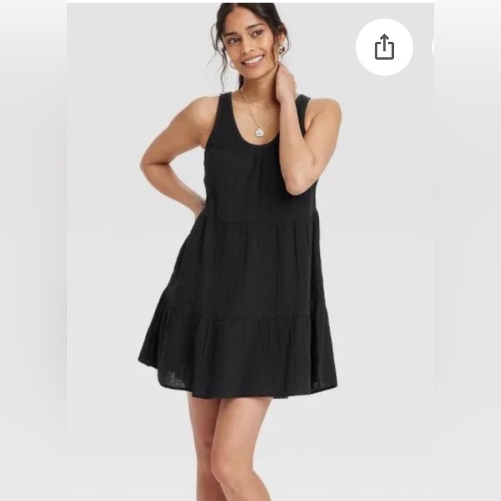 Elegant Black Sleeveless Dress by Universal Threads Goods Co